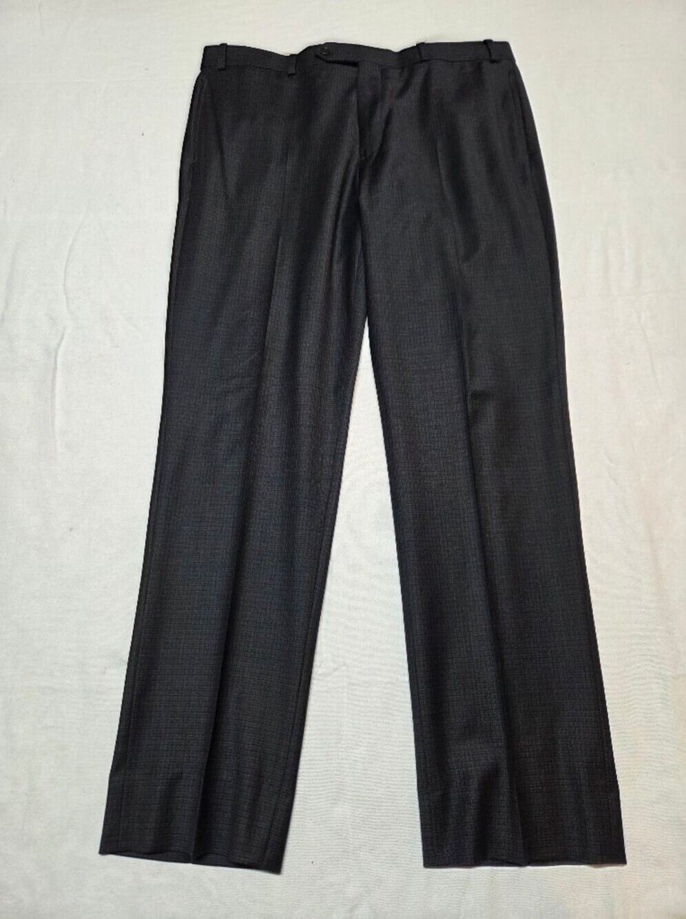 Brooks Brothers Men's Dark Gray Pinstripe Dress Pants 38x32